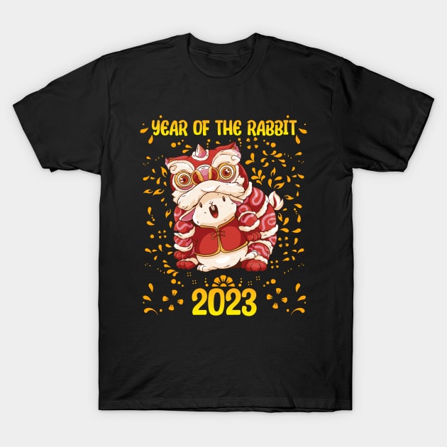 Good Luck Zodiac Happy Chinese New Year of the Rabbit T-Shirt by star trek fanart and more